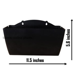 11.5’’WALL MOUNTING POT BLACK