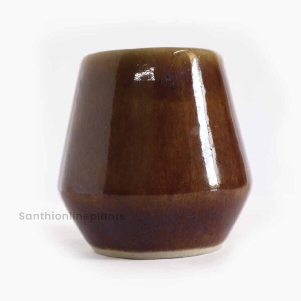 Cone Plain Ceramic Brown(Small)