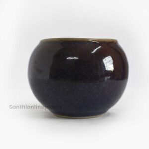 Globe Ceramic Purple Pot(Small)