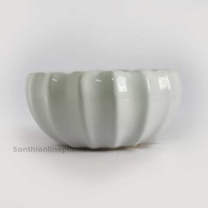 Lily Ceramic White Pot(Small)