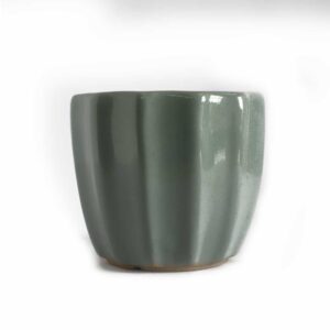 Line Grey Ceramic Pot (Small)