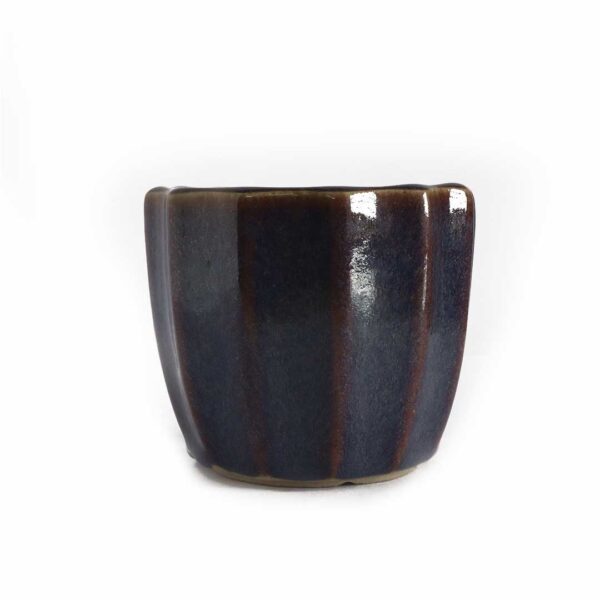 Line Purple Ceramic Pot (Small)