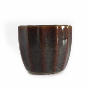 Line Violet Ceramic Pot (Small)
